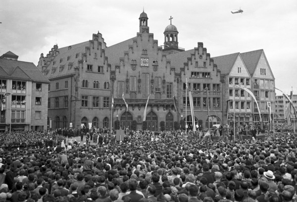 John F. Kennedy in Frankfurt 1963