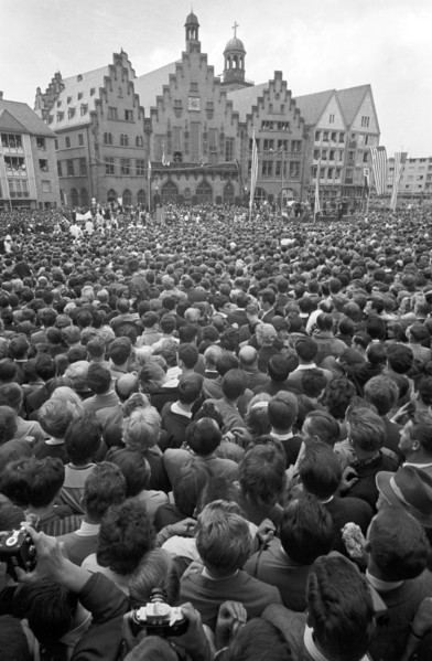 John F. Kennedy in Frankfurt 1963