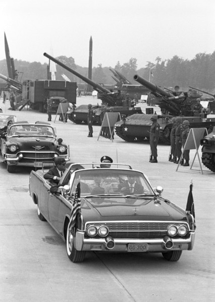 John F. Kennedy in Hanau 1963