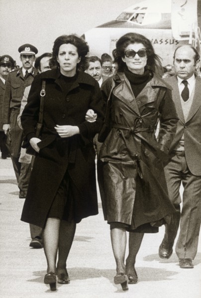 Christina Onassis et Jacqueline Kennedy-Onassis