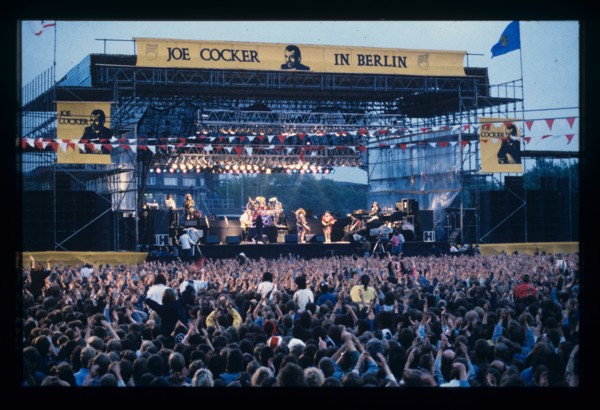 Joe Cocker en concert à Berlin-Est, en 1988