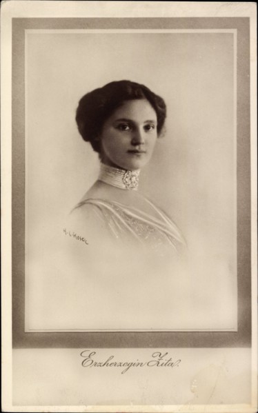 Passepartout Erzherzogin Zita von Bourbon Parma, Kaiserin von Österreich