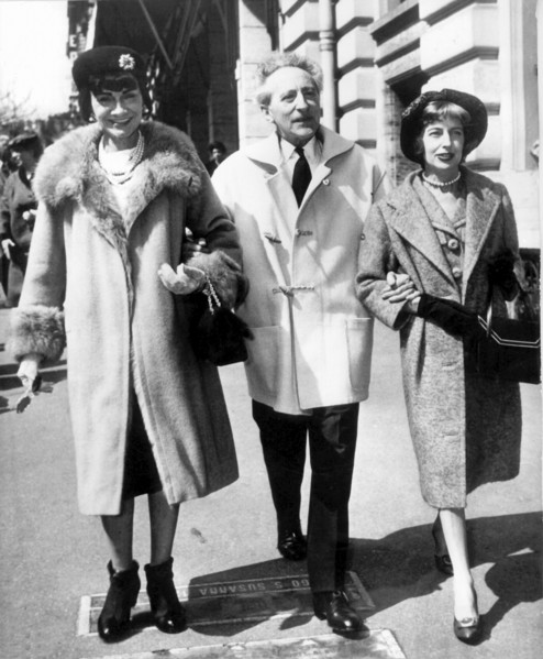 Coco Chanel, Jean Cocteau et Francine Weisweiller