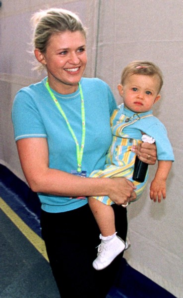 Corinna Schumacher et sa fille Gina Maria