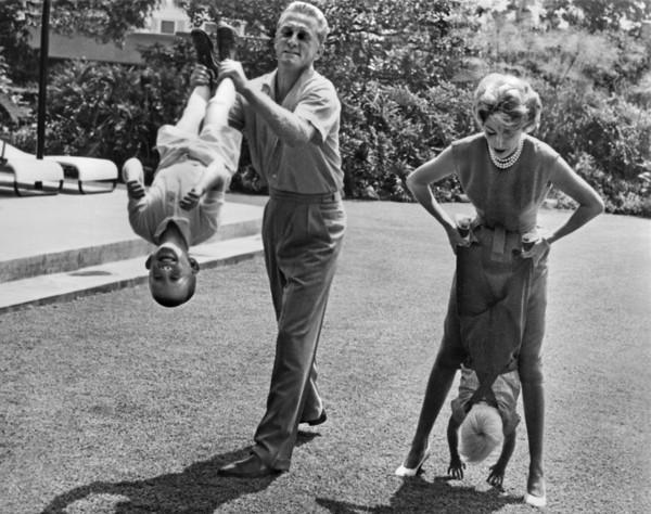 Kirk Douglas en famille, 1960
