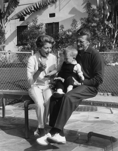 Kirk Douglas et sa femme Diana