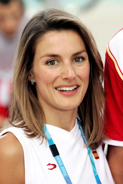 Athens 2004 - Spanish royals attend track cycling