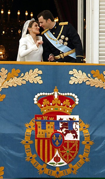 Royal wedding of crown prince Felipe and Letizia