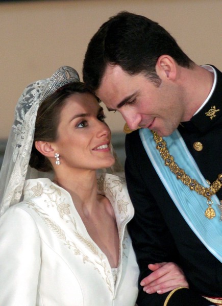 Royal wedding of crown prince Felipe and Letizia