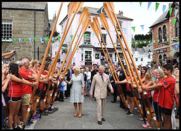 Prince Charles the Duchess of Cornwall visit Cornwall