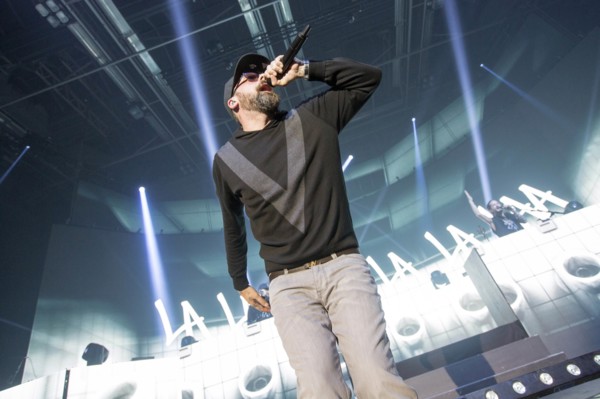 Sido am 06.12.2015 bei einem Konzert in Hamburg, Alsterdorfer Sporthalle