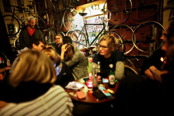Leipzig - Kneipe in Fahrradwerkstatt
