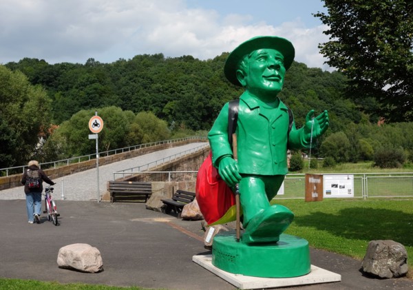 Grüner "Einheitsmann" in Vacha