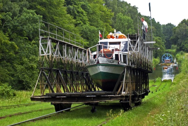 Plan incliné du canal d'Elblag