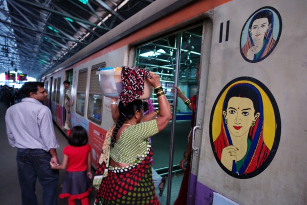 Train à Bombay