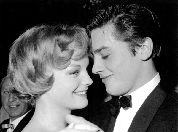 Romy Schneider et Alain Delon, 1958