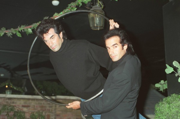 DAVID COPPERFIELD American Illusionist. (Seen at Madame Tussaud's in London with his waxwork model)