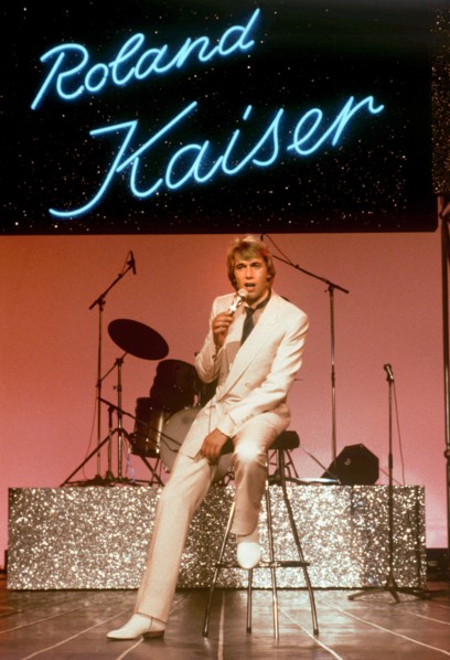 Schlagersänger Roland Kaiser bei der Aufzeichnung seiner "Roland-Kaiser-Show" für das ZDF am 12.09
