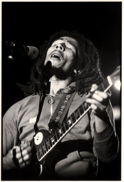 Bob Marley in Cardiff in June 1976 ? Michael Putland / Retna/Photoshot Credit all uses