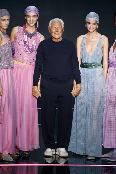EMPORIO ARMANI Spring/Summer 2024 Runway during Milan Fashion Week on September 2023 - Milan; Italy