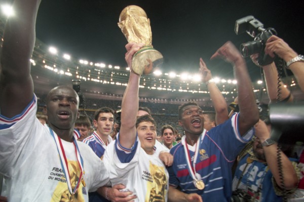 firo : 12.07.1998 Fußball, WM WELTMEISTERSCHAFT 1998 WORLD CUP FINAL FINALE Brasilien - Frankreich