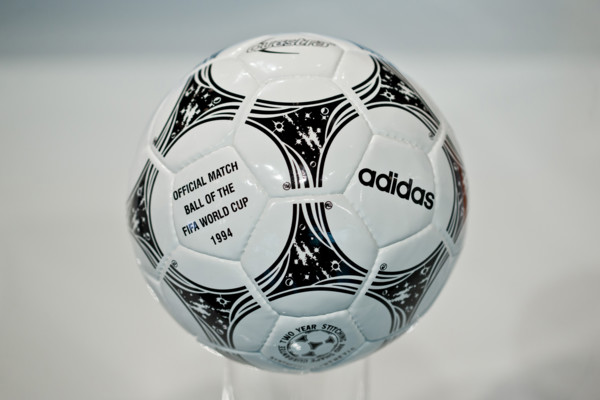 The 'Questra' soccer ball which was the official ball of the 1994 soccer world cup in USA is