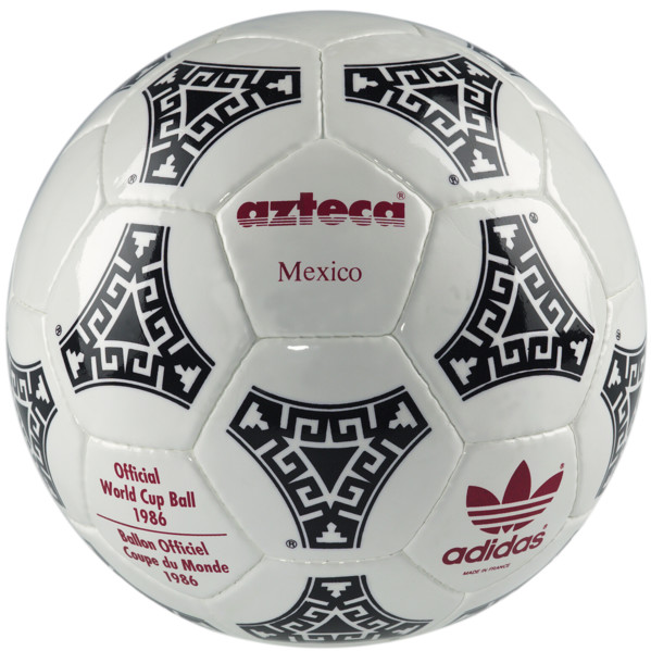 The undated handout shows the official soccer ball 'azteca' to the FIFA World Cup 1986 in Mexico.