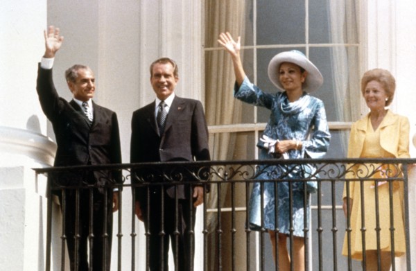 Mohammad Reza Shah Pahlavi on an official visit to Washington