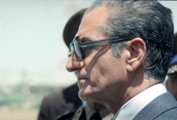 Mohammed Reza Shah Pahlavi en visite officielle