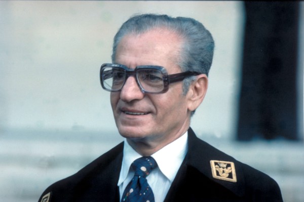Mohammed Reza Shah Pahlavi en visite officielle