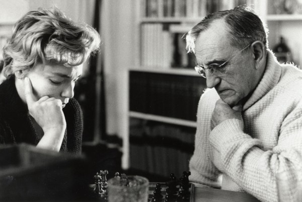 Simone Signoret et Charles Vanel
