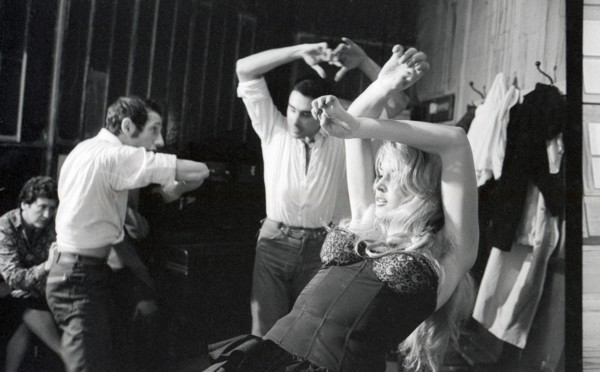 Brigitte Bardot during a flamenco lesson