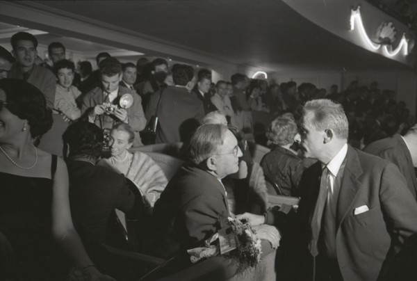 Charles Vanel et Henri-Georges Clouzot (1958)