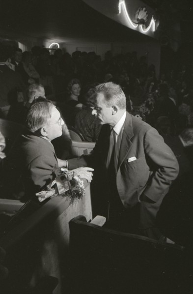 Charles Vanel et Henri-Georges Clouzot (1958)