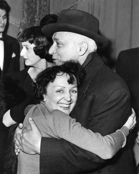 Piaf and Mitty Goldin, 1937