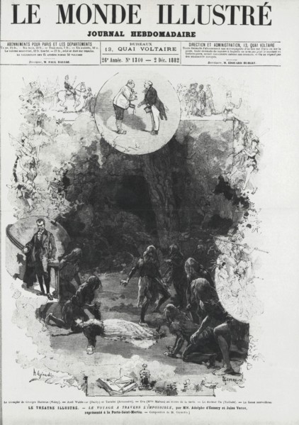 Journey Through the Impossible - front page of a newspaper