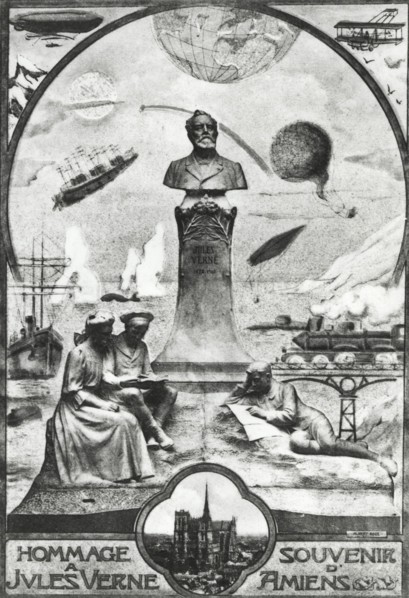 Illustrated postcard