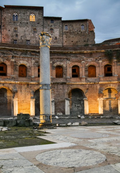 The Trajan's Market in Rome, Italy