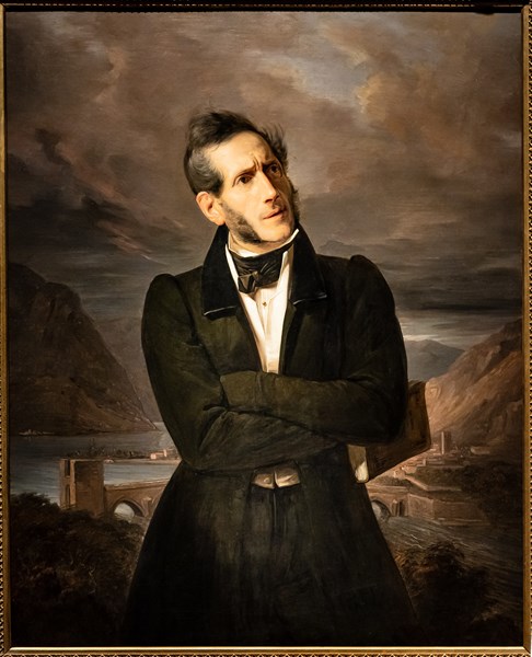 Giuseppe Molteni,  Massimo D'Azeglio: "Portrait of Alessandro Manzoni"