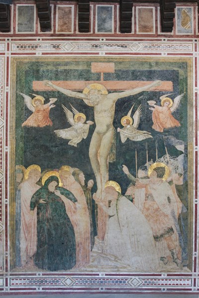 Codigoro, the Pomposa Abbey, interior of the Basilica of Santa Maria