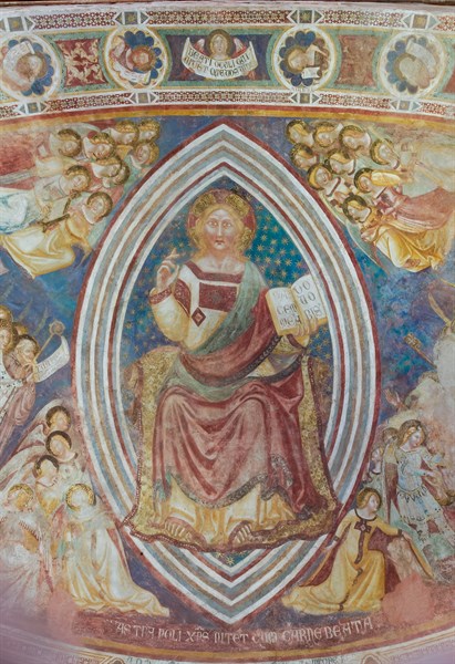 Codigoro, the Pomposa Abbey, interior of the Basilica of Santa Maria