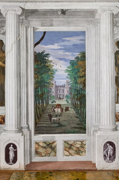 Maser, Villa Barbaro, salle de Bacchus