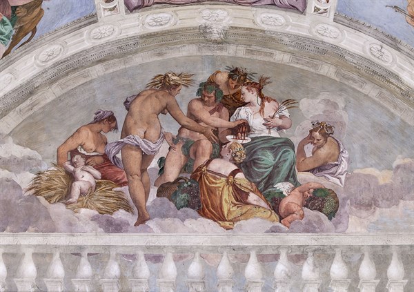 Maser, Villa Barbaro, salle de l'Olympe