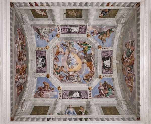 Maser, Villa Barbaro, salle de l'Olympe