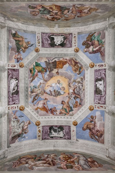 Maser, Villa Barbaro, salle de l'Olympe