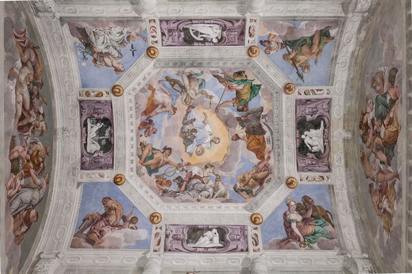 Maser, Villa Barbaro, salle de l'Olympe
