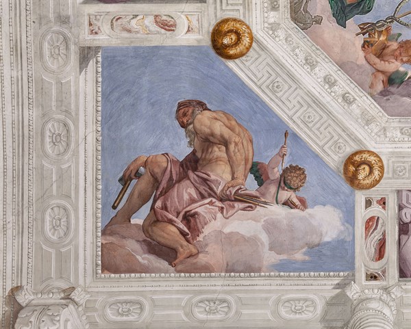 Maser, Villa Barbaro, salle de l'Olympe