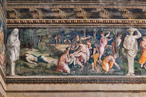 Rome, Villa Farnesina, La Salle des Perspectives