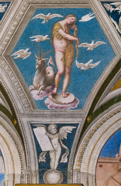 Rome, Villa Farnesina, the Loggia of Galatea