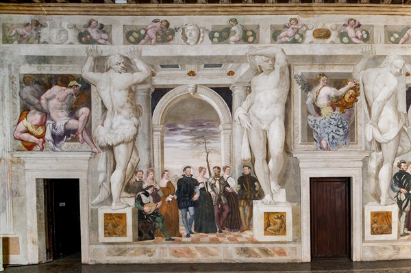 Caldogno, Villa Caldogno, main hall